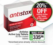Antistax Active Leg Tablets-60 Film Coated Tablets
