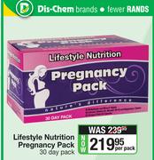 Lifestyle Nutrition Pregnancy Pack 30 Day Pack-Per Pack