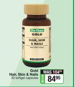 Dis-Chem Gold Hair, Skin & Nails-30 Softgel Capsules