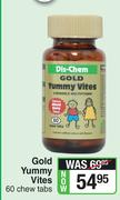 Dis-Chem Gold Yummy Vites-60 Chew Tabs