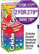 Creche Guard Immune Multivit Syrup-For 2 x 200ml