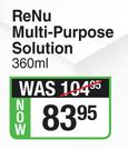 Bausch + Lomb ReNu Multi Purpose Solution-360ml