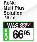 Bausch + Lomb ReNu Multi Plus Solution-240ml