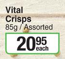 Vital Crisps Assorted-85g Each