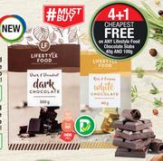 Lifestyle Food Chocolate Slab Assorted-100g Each