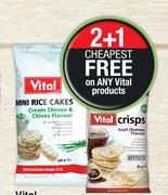 Vital Mini Rice Cakes Assorted-125g Each