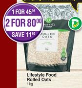 Lifestyle Food Rolled Oats-1Kg