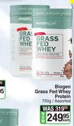 Biogen Grass Fed Whey Protein Assorted-750g Each