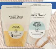 Nature's Choice Coarse Sea Salt-1Kg Each