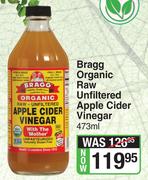 Bragg Organic Unfiltered Apple Cider Vinegar-473ml