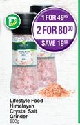 Lifestyle Food Himalayan Crystal Salt Grinder-500g