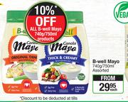 B-Well Mayo Assorted-740g/750ml Each