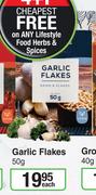 Lifestyle Food Garlic Flakes-50g Each