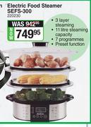 Sunbeam Electric Food Steamer SEFS-300