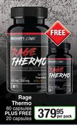 Biogen Rage Thermo 80's Capsules + Free 20's Capsules-Per Pack