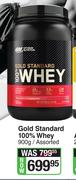 Optimum Nutrition Gold Standard 100% Whey (Assorted)-900g