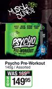 Muscle Junkie Psycho Pre-Workout (Assorted)-140g