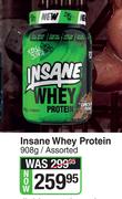 Muscle Junkie Insane Whey Protein (Assorted)-908g