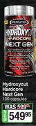 Muscletech Hydroxycut Hardcore Next Gen-100 Capsules 