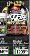 Muscletech Nitro Tech 100% Whey Gold (Assorted)-2.5kg