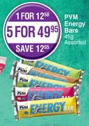 PVM Energy Bars (Assorted)-For 1 x 45g