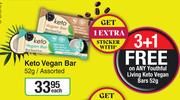 Keto Vegan Bar (Assorted)-52g Each