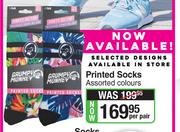 Grumpy Monkey Printed Socks-Per Pair