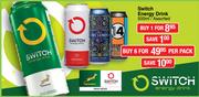 Switch Energy Drink (Assorted)-For 1 x 500ml 