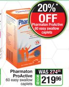 Pharmaton Pro Active 60 Easy Swallow Caplets