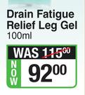 Bionike Drain Fatigue Relief Leg Gel-100ml