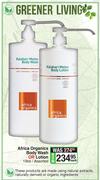 Kalahari Melon Africa Organics Body Wash Or Lotion Assorted-1 Litre Each