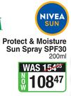 Nivea Sun Protect & Moisture Sun Spray SPF30-200ml