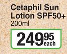 Cetaphil Sun Lotion SPF50+ -200ml Each