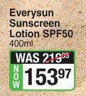 Everysun Sunscreen Lotion SPF50-400ml 