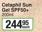 Cetaphil Sun Gel SPF50+ -200ml Each