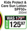 Nivea Sun Kids Protect & Care Sun Lotion SPF50+ -200ml