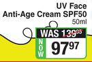 Nivea Sun UV Face Anti Age Cream SPF50-50ml