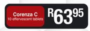 Corenza C-10's Effervescent Tablets