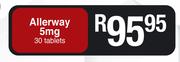 Allerway 5mg-30 Tablets