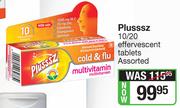 Plusssz-10/20 Effervescent Tablets Assorted