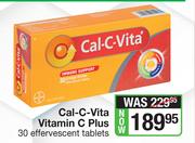 Cal-C-Vita Vitamin C Plus-30 Effervescent Tablets