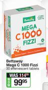 Bettaway Mega C 1000 Fizzi-30 Effervescent Tablets