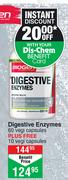 Biogen Digestive Enzymes-60 Vegi Capsules Plus Free 10 Vegi Capsules
