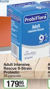 ProbiFlora Adult Intensive Rescue 9 Strain Probiotic 30 Capsules-Each