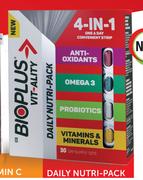 Bioplus 4 In 1 Daily Nutri Pack 120 Tablets-Each