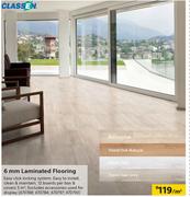 Classen 6mm Laminated Flooring-Per Sqm