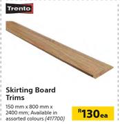 Trento Skirting Board Trims 150mm x 800mm x 2400mm-Each