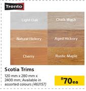 Trento Scotia Trims 120mm x 280mm x 2400mm-Each