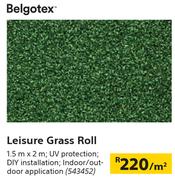 Belgotex Leisure Grass Roll 1.5m x 2m-Per Sqm
