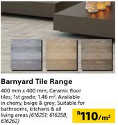 Barnyard Tile Range 400mm x 400mm-Per Sqm